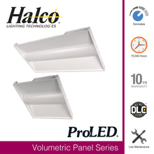 Load image into Gallery viewer, 2 ft. x 4 ft 128-Watt Equivalent White Volumetric Integrated LED Commercial Grid Ceiling Troffer Cool White 4000K 81979