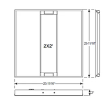 Load image into Gallery viewer, Halco 2x4 Troffer Selectable Controls Ready CBT-24-LS-CS-UNV (81800)
