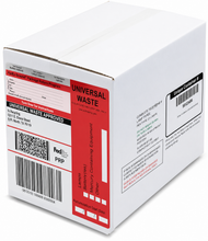 Load image into Gallery viewer, Recycling Box for Compact Fluorescent Lamps – Recycling Kit for Mini Spiral Light Bulbs (Recycling Bin for 7 – 12 Units)
