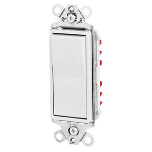 Rocker Switch Decora 20A 120/277V White