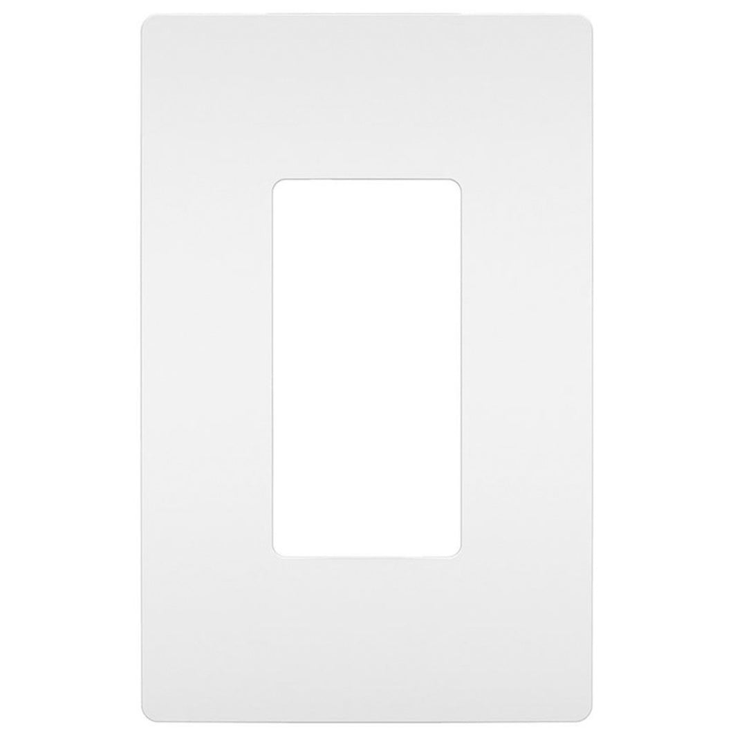 Wallplate Lutron Decorator White (CW-1-WH)