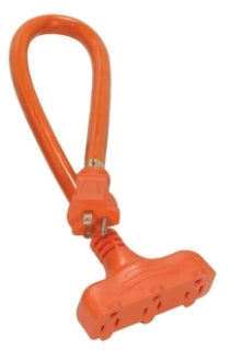 Extension Cord 2FT with 3 Outlets (SATCO 93-5030)