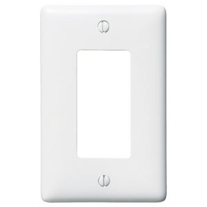 Wallplate, Nylon, 1-Gang, 1) Decorator, White (NP26W)